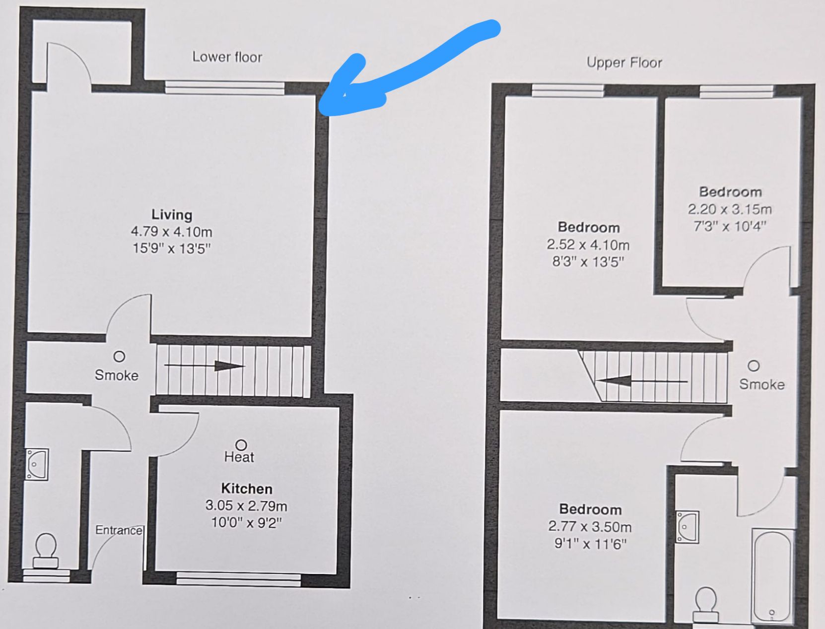 🌟 Large Double Room – Martindale House, E14 0AP
